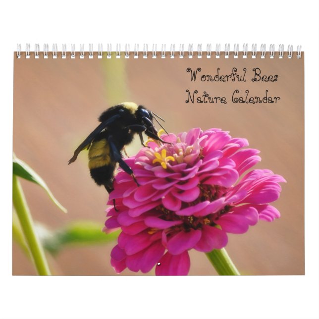Underbara bin naturkalender kalender (Omslag)