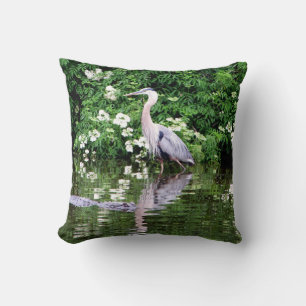 Underbara blå öron och Alligator Pillow Kudde
