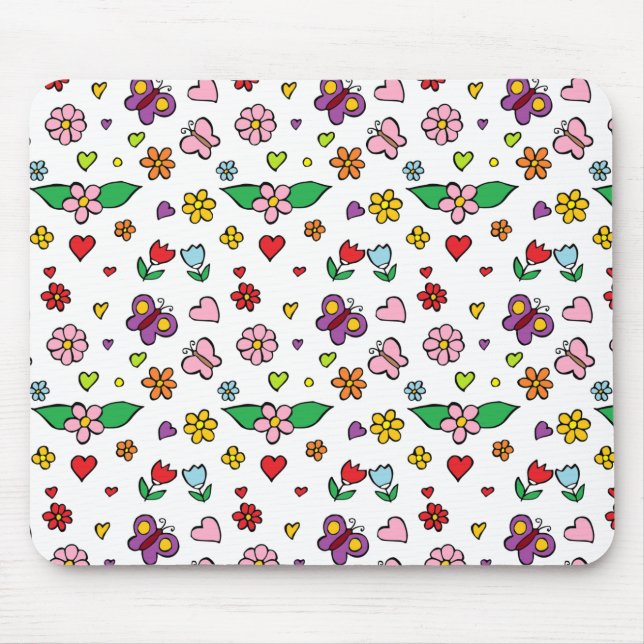 Underbara blommor musmatta (Framsidan)