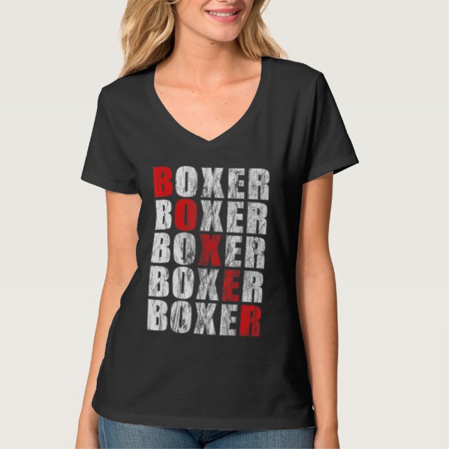 Underbara boxare för utbildning och utarbetande t shirt (Framsida)