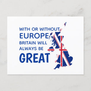 UNDERBARA BREXIT EUROPA HELG VYKORT
