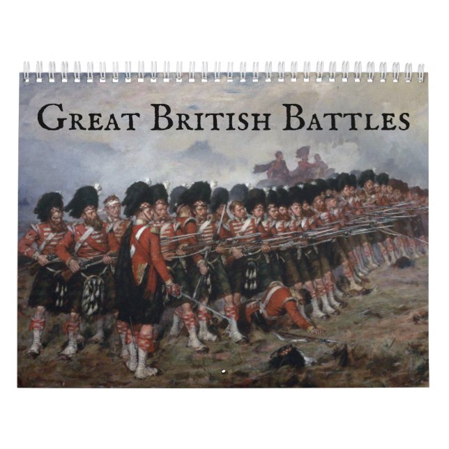 Underbara British Battles Kalender (Omslag)