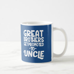 Underbara bröder får främjade till muggen för kaffemugg