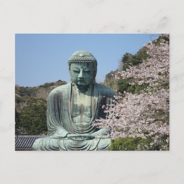 Underbara Buddha - Kamakura Vykort (Framsida)