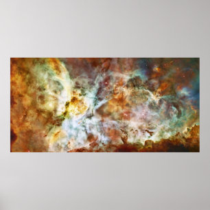 Underbara Carina Nebula NGC 3372 Star Birth Poster