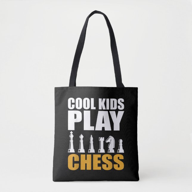 Underbara Chess Kids Chess Biet Girls Boys Tygkasse (Framsida)