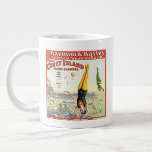 Underbara Coney Island Vatten Carnival Jumbo Mugg