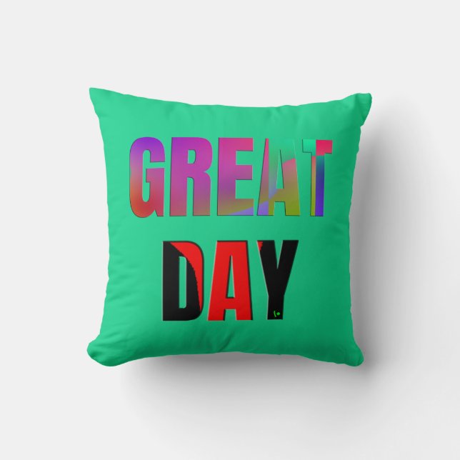 Underbara dagen. kudde (Framsida)