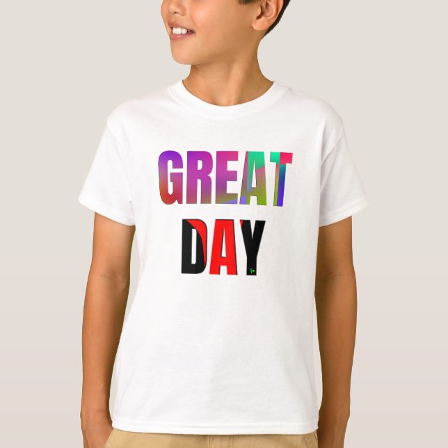 Underbara dagen. t shirt (Framsida)