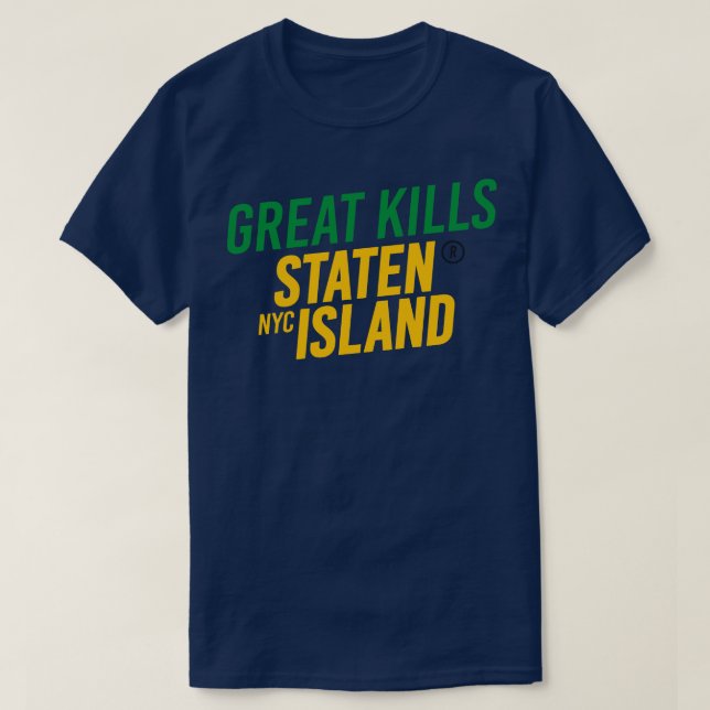 Underbara Dödor Staten Island New York City Modern T Shirt (Design framsida)
