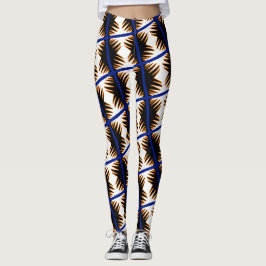 Underbara eldflammor Abstrakt tryck Leggings