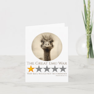 Underbara Emu Krig - Australiens historiemaket Kort
