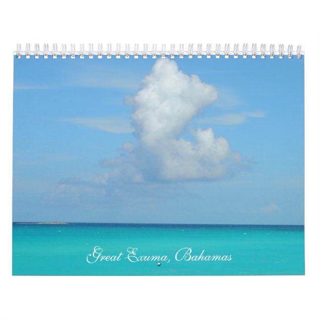 Underbara Exuma, Bahamas kalender (Omslag)