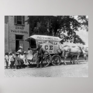 Underbara Falls Ice Company, 1890-talet Poster
