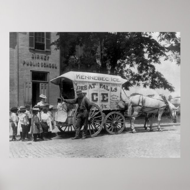 Underbara Falls Ice Company, 1890-talet Poster (Framsidan)