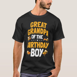 Underbara farfar till födelsedagspojkens byggnadsv t shirt