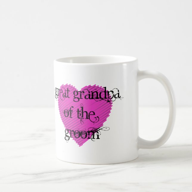 Underbara farfar till Groom Kaffemugg (Höger)