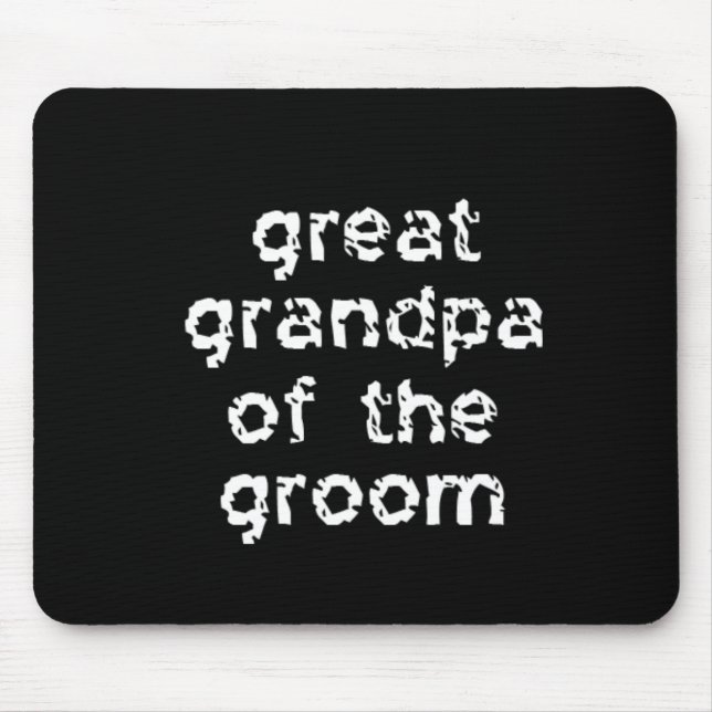 Underbara farfar till Groom Musmatta (Framsidan)