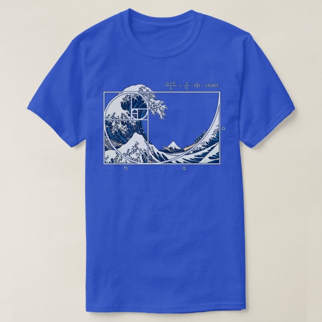 Underbara fibonacci Wave 2 T Shirt (Design framsida)