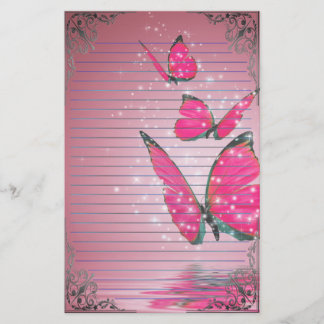 Underbara fjärilar brevpapper