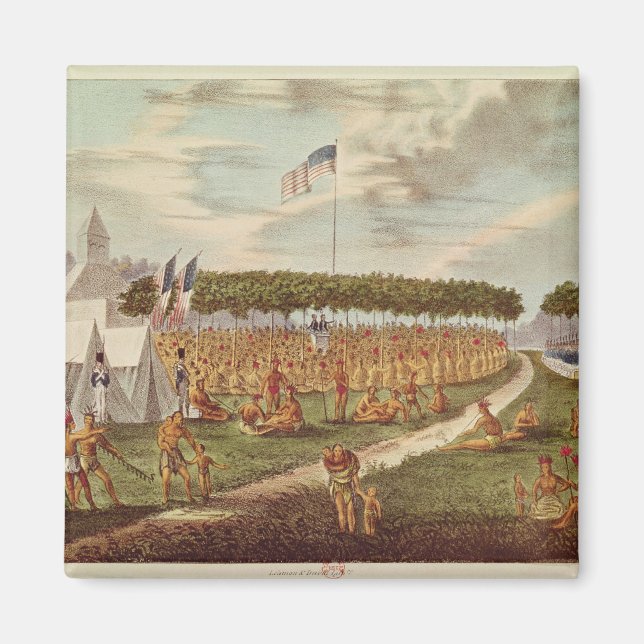 Underbara fördraget som hölls i Prairie du Magnet (Framsidan)