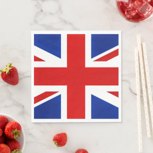 Underbara Förenade kungariket Storbritannien och N Pappersservett