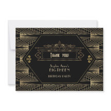 Underbara Gatsby Art Deco 18:e födelsedagen