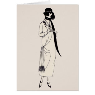 Underbara Gatsby gal. Hälsningskort