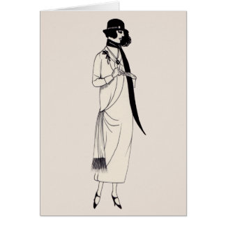 Underbara Gatsby gal. Hälsningskort