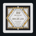 Underbara Gatsby Guld White Art Deco 50 Birthday Inbjudningar<br><div class="desc">20-talets Underbara Gatsby Vintage Art Deco Wedding-inbjudan. Den svarta och guld 1920-inspirerade kortdesignen har faux guld foil geometric stil i Art Deco på en vit texturerad bakgrund. Använda Anpassa verktyg om du vill lägga till din information. Se även min Underbara Gatsby Guld White Art Deco Bröllop Collection. 1920-talet var ett...</div>