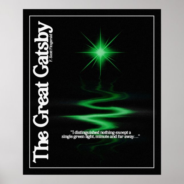 Underbara Gatsby Poster (Framsidan)