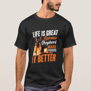 Underbara German shepard Shepherd Hund K9 T Shirt