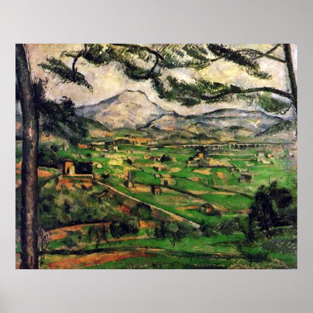 Underbara Gräs - Paul Cezanne - c1890 Poster (Framsidan)