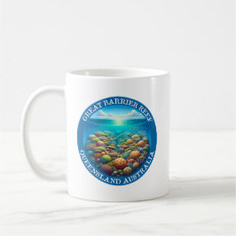 Underbara hinderrevet, Queensland, Australien Kaffemugg