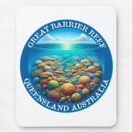 Underbara hinderrevet, Queensland, Australien Musmatta