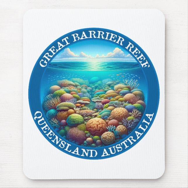 Underbara hinderrevet, Queensland, Australien Musmatta (Framsidan)