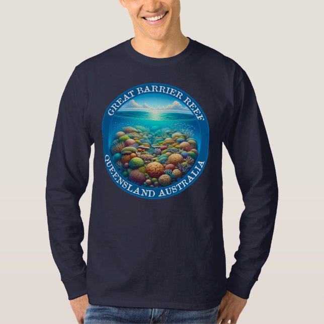 Underbara hinderrevet, Queensland, Australien T Shirt (Framsida)