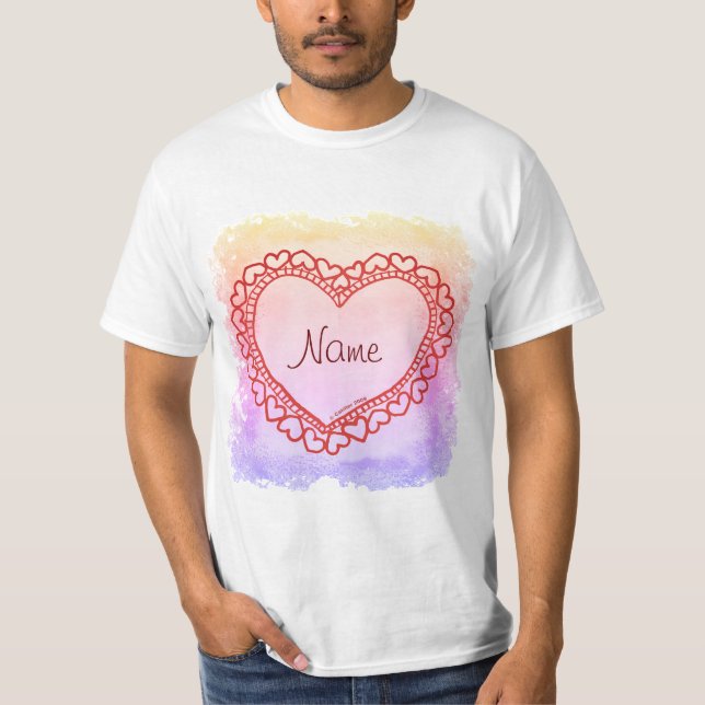 Underbara hjärtan  t shirt (Framsida)