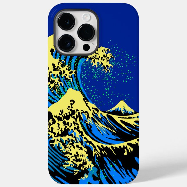 Underbara Hokusai-vågen i Pop Art Stil (Baksida)
