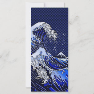 Underbara Hokusai Wave-kolfiber stilar
