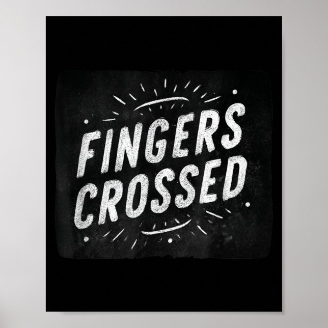 Underbara Hoppande Fingrar Tal Grafisk Poster (Framsidan)