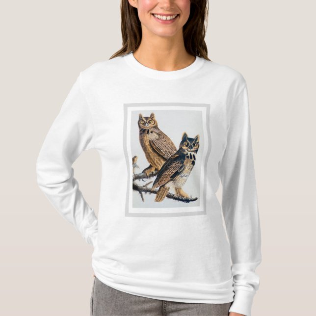 Underbara Horned ugglor Tee (Framsida)