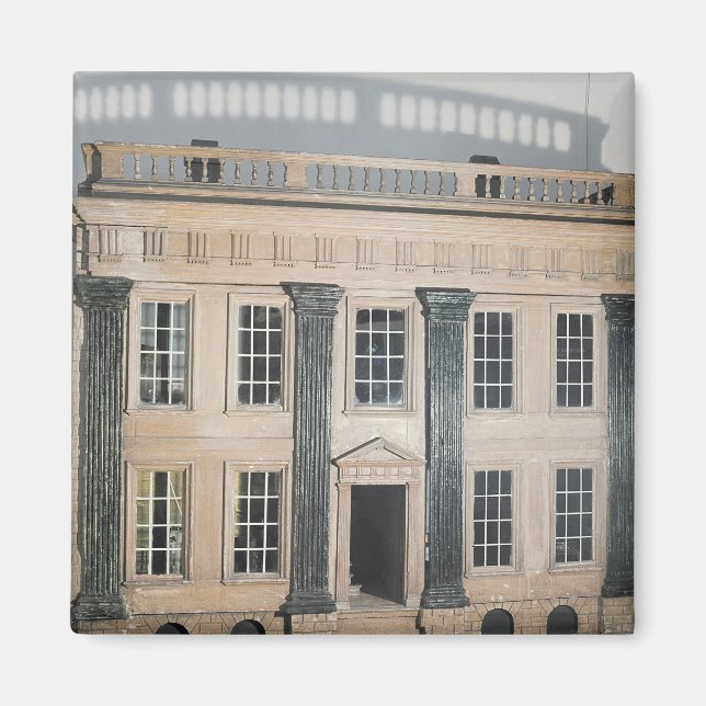 Underbara husets engelska dockhus magnet (Framsidan)