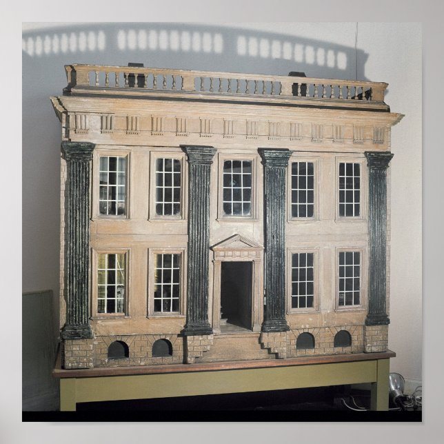 Underbara husets engelska dockhus poster (Framsidan)