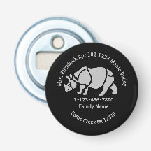 Underbara indiska Rhino Borttappad Home Adress