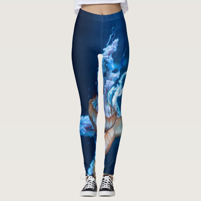 Underbara Jellyfish Leggings (Framsida)