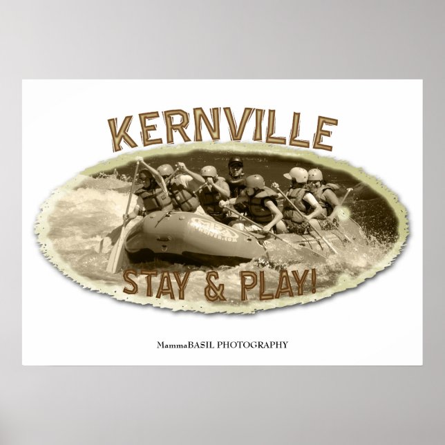 Underbara Kernville River Rapping Poster! Poster (Framsidan)