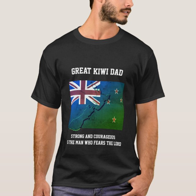 Underbara KIWI Pappa T Shirt (Framsida)