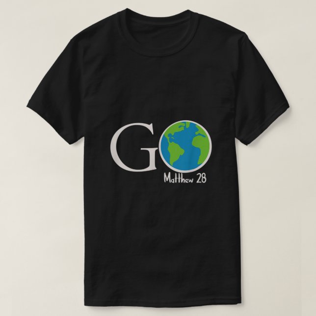 Underbara kommissionen Go Matthew T Shirt (Design framsida)