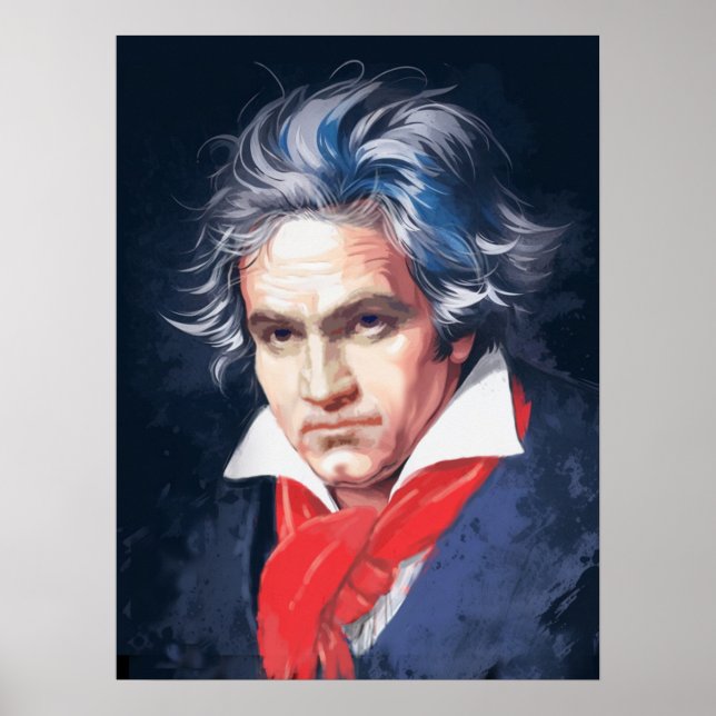 Underbara kompositörer: Beethoven Poster (Framsidan)